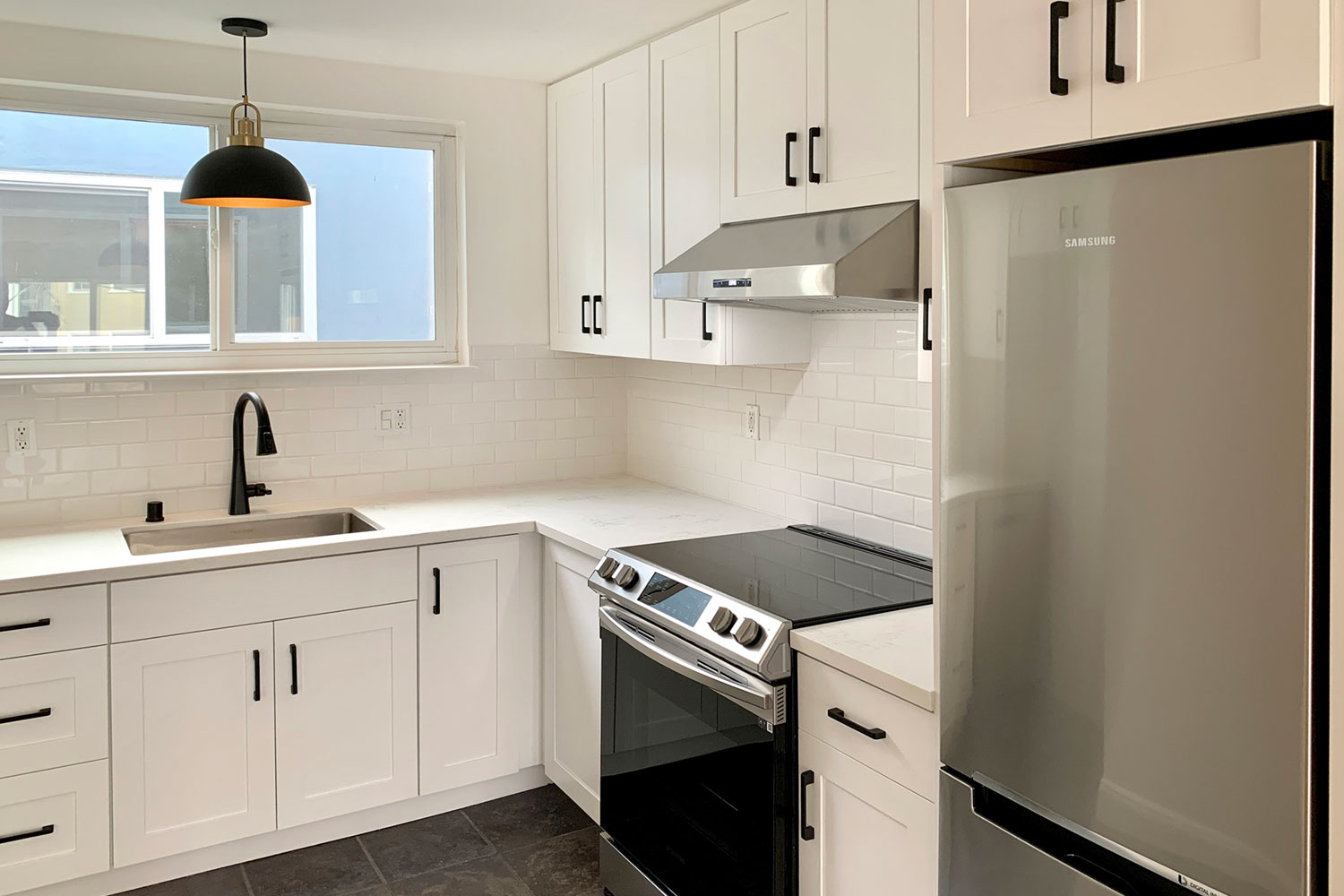 Image of kitchen in rental apartment. Property management. San Francisco. Downing & Company Real Estate.
